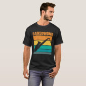 Retro Saxophone Vintage Musical Instrument Saxopho T-Shirt (Vorne ganz)