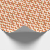 Retro Scallop Geometric Pattern Geschenkpapier (Ecke)