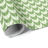 Retro Scallop Geometric Pattern Geschenkpapier (Rolleneckpunkt)