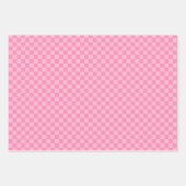 Retro Scandi Christmas Ornaments - Green Red White Geschenkpapier Set (Vorderseite 2)