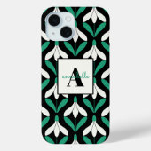 Retro Scandi Mitte Jahrhundert Modernes Schneefall Case-Mate iPhone Hülle (Rückseite)