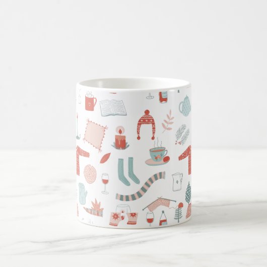 Retro Scandinavian Hygge Kaffeetasse (Mittel)