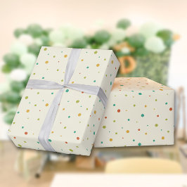 Retro Scatter Polka Dot Pattern Geschenkpapier