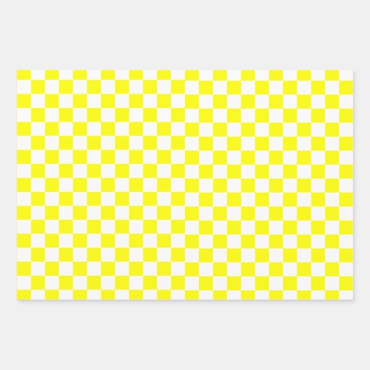 Retro Schach Schachbrett Muster 1960er 2 Geschenkpapier Set (Vorderseite 2)