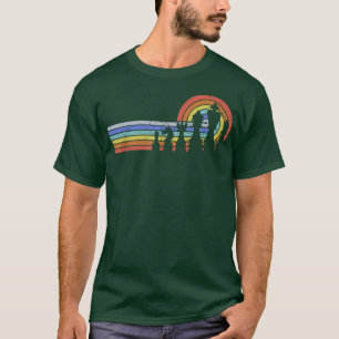 Retro Schach Spieler Figures Vintage Schachpartien T-Shirt