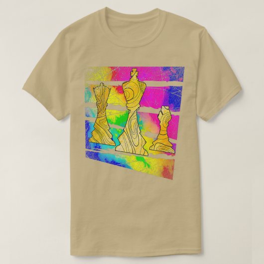 Retro Schach T-Shirt (Design vorne)