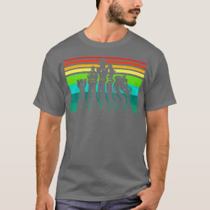 Retro Schach Vintager Schachspieler T-Shirt