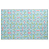 Retro-Schachbrett im Pastell-Look Stoff (Fat Quarter (45,7 x 55,9 cm))