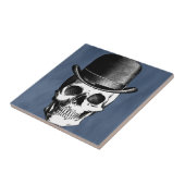 Retro Schädel-Kopf Fliese (Seite)