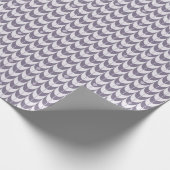 Retro-Schalengeometrisches Muster Geschenkpapier (Ecke)