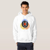 Retro Schallplatte Hoodie (Vorne ganz)