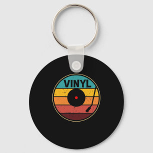 Retro-Schallplatte - Vintage-Vinyls LP-Rekord Schlüsselanhänger