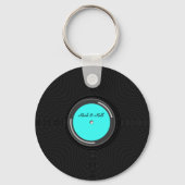 Retro-Schallplatten-Custom-Label Schlüsselanhänger (Rückseite)