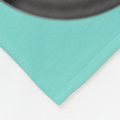 Retro-Schallplatten-Decke Fleecedecke (Ecke)