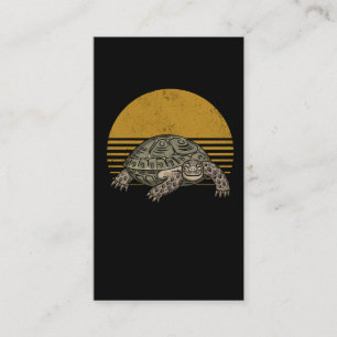 Retro-Schatz für Schildkrötenliebhaber Visitenkarte