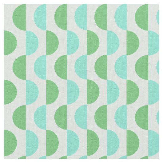 Retro Scheibe-aquamarines Gewebe Stoff (Nahaufnahme)