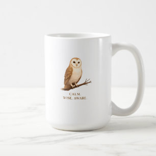 Retro Scheune Eule Cottagecore Ruhig Weitsichtig B Kaffeetasse