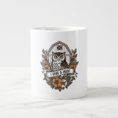 Retro-Scheune Uhu 'I gib a hoot' Design Jumbo-Tasse (Vorderseite)