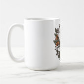 Retro-Scheune Uhu 'I gib a hoot' Design Kaffeetasse (Links)