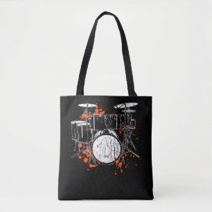 Retro-Schlagzeug-Set Musik Schlagzeuger Tasche
