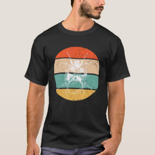 Retro Schlagzeuger Katze Musik Vintage Kitty spiel T-Shirt
