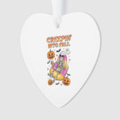 Retro Schleichen in den Herbst Halloween Ornament (Vorderseite)