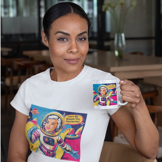 Retro schlug den Patriarchalisten T-Shirt