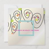 Retro-Schmetterlinge + Spring Bouquet/ Save the Da Save The Date (Rückseite)