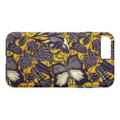 Retro-Schmetterlinge und Blume Case-Mate iPhone Hülle (Rückseite (Horizontal))
