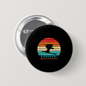 Retro Schmuggler Notch Vermont Skifahrer Retro S Button (Vorne & Hinten)