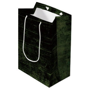 Retro Schmutz Emo grüne Beschaffenheit Mittlere Geschenktüte