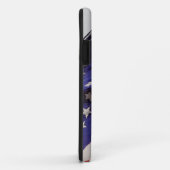 Retro Schmutz-Fliegen-Flagge von Amerika Case-Mate iPhone Hülle (Hinten/Rechts)