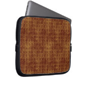 Retro Schmutz-Rost-Diamant-Muster Laptopschutzhülle (Vorne Rechts)