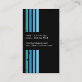 Retro Schmutz-Visitenkarten Visitenkarte (Rückseite)