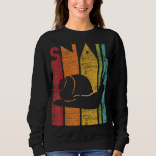 Retro-Schnecke Sweatshirt