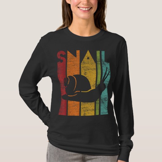 Retro-Schnecke T-Shirt (Vorderseite)