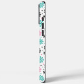 Retro-Schneeflocken Case-Mate iPhone Hülle (Rückseite / Links)