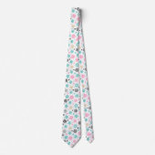 Retro-Schneeflocken Krawatte (Vorderseite)