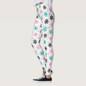 Retro-Schneeflocken Leggings (Links)