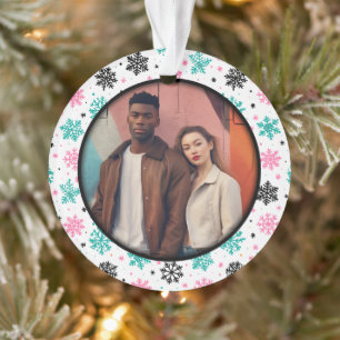 Retro-Schneeflocken Ornament