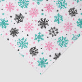 Retro-Schneeflocken Seidenpapier (Detail)