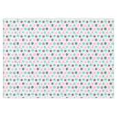 Retro-Schneeflocken Tischdecke (Vorderseite (Horizontal))