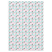 Retro-Schneeflocken Tischdecke (Vorderseite)