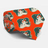 Retro Schneemann Krawatte (Gerollt)