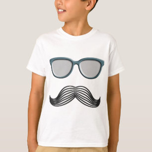Retro Schnurrbart-Schnurrbart Stache T-Shirt