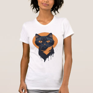 Retro Schnurrhaare T-Shirt