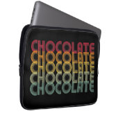 Retro-Schokoladenfarbe Laptopschutzhülle (Vorne Rechts)