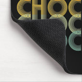 Retro-Schokoladenfarbe Mousepad (Ecke)