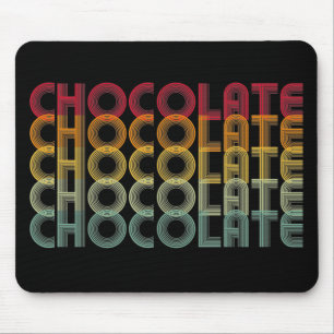 Retro-Schokoladenfarbe Mousepad