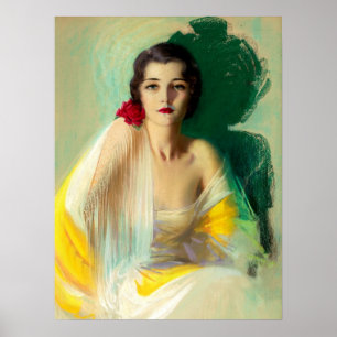 Retro Schönheit 33 Poster